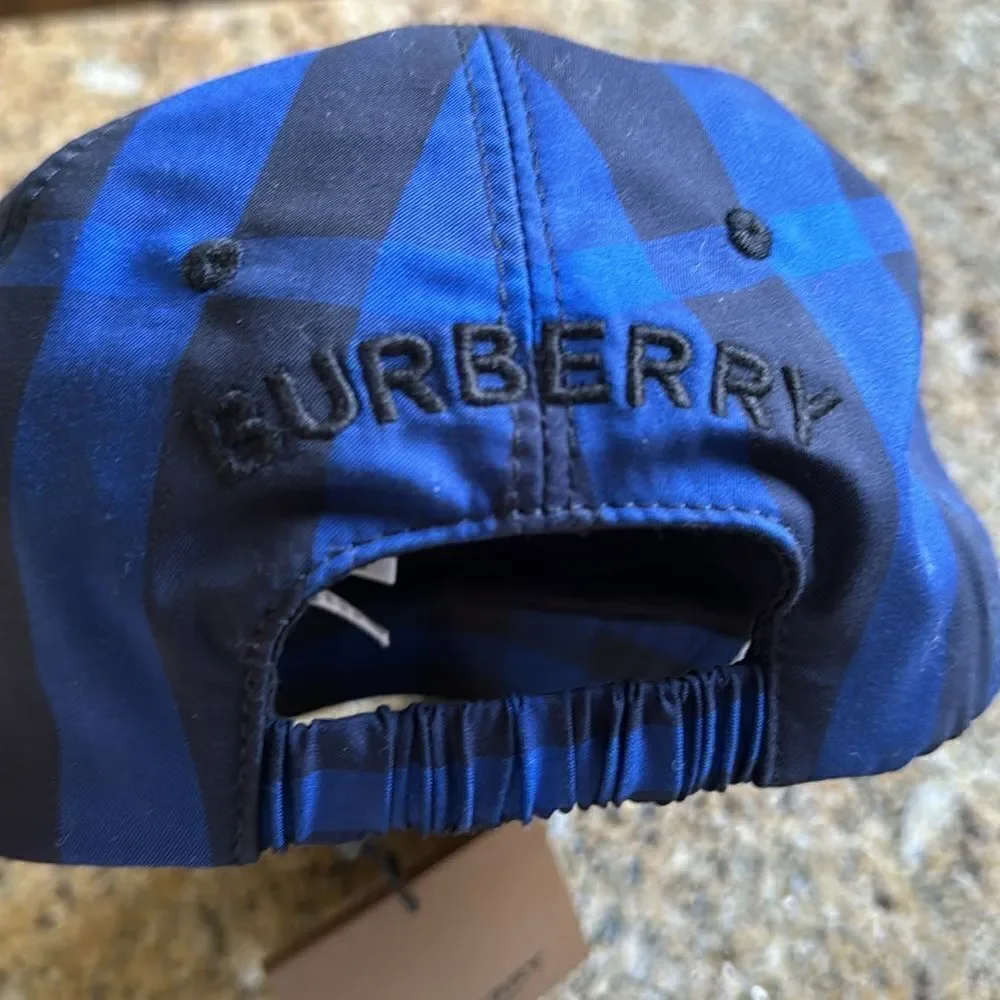 Burberry blue black